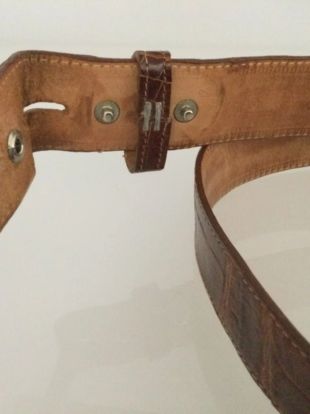 Jacob Hill Genuine Wild American Alligator Belt Size 36